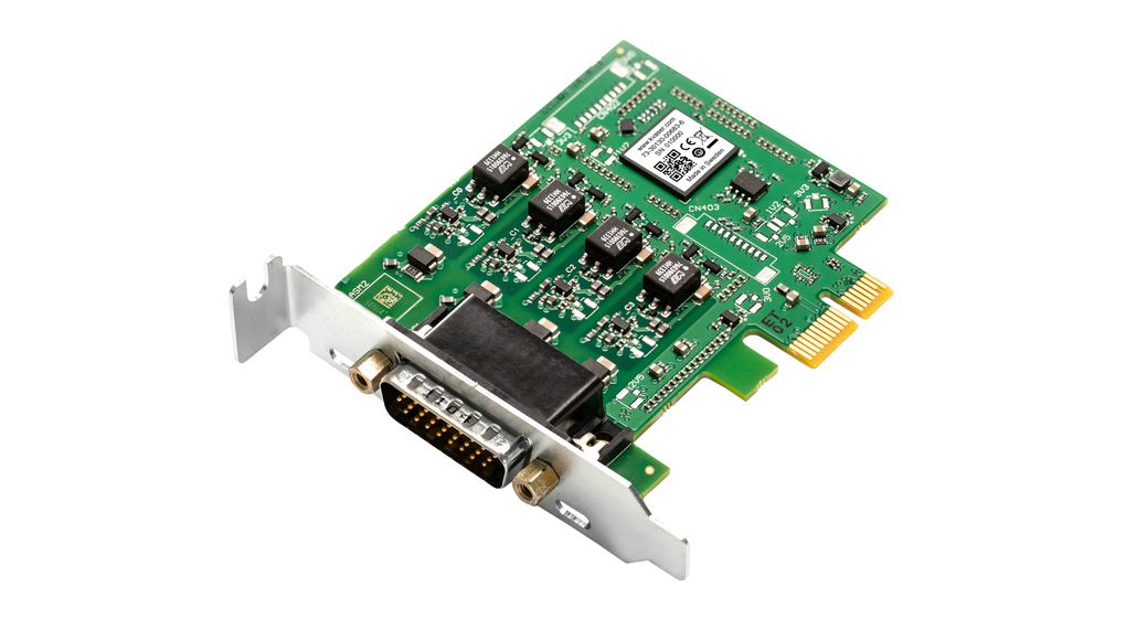 Karta interfejsu, CAN / CAN FD, Złącze DB25, męskie, PCIe